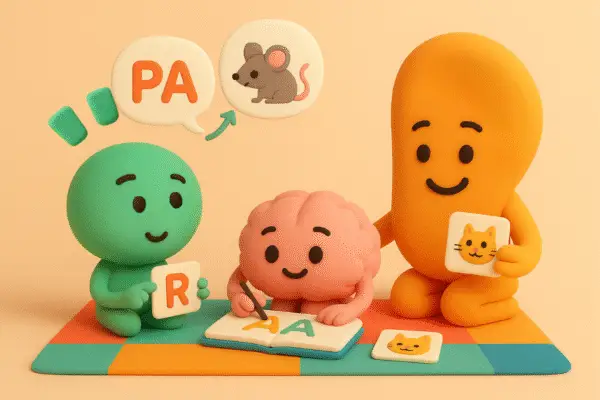 La conscience phonologique est une base de la lecture. Elle est développée en maternelle.