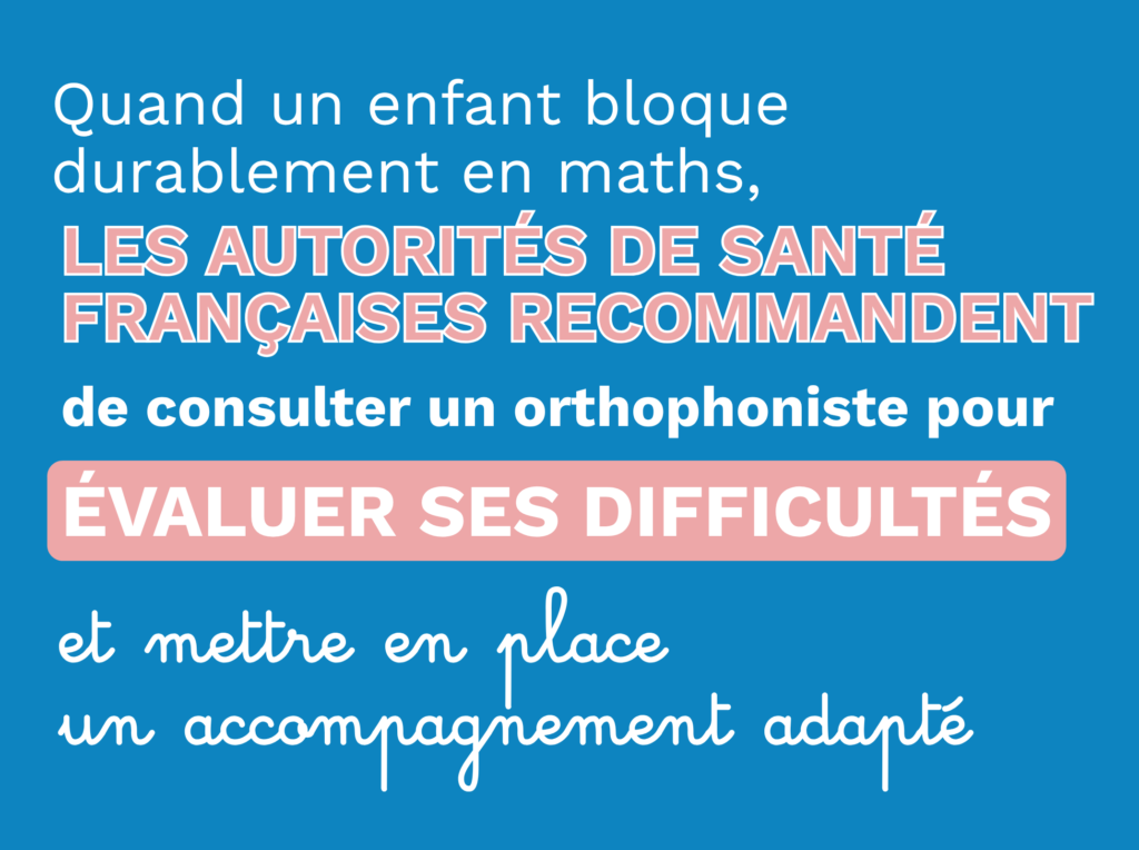 recommandation prise en charge dyscalculie enfant orthophoniste