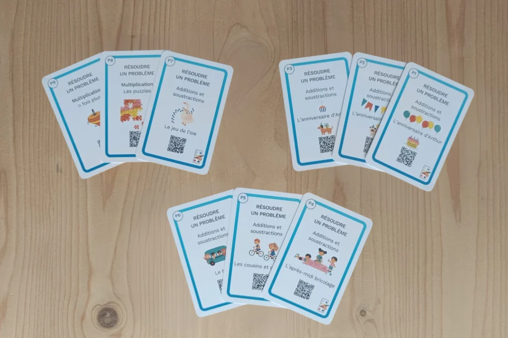 9 cartes Problemes​