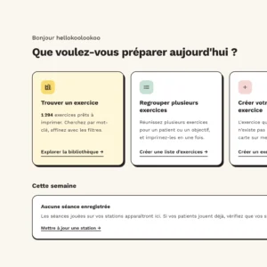 Interface Koolookoo pour les pros
