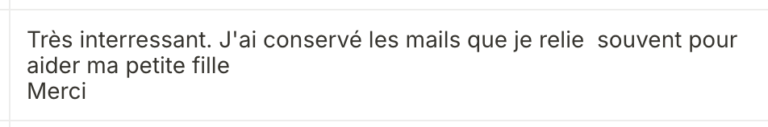 capture écran - avis parent face à la dyslexie